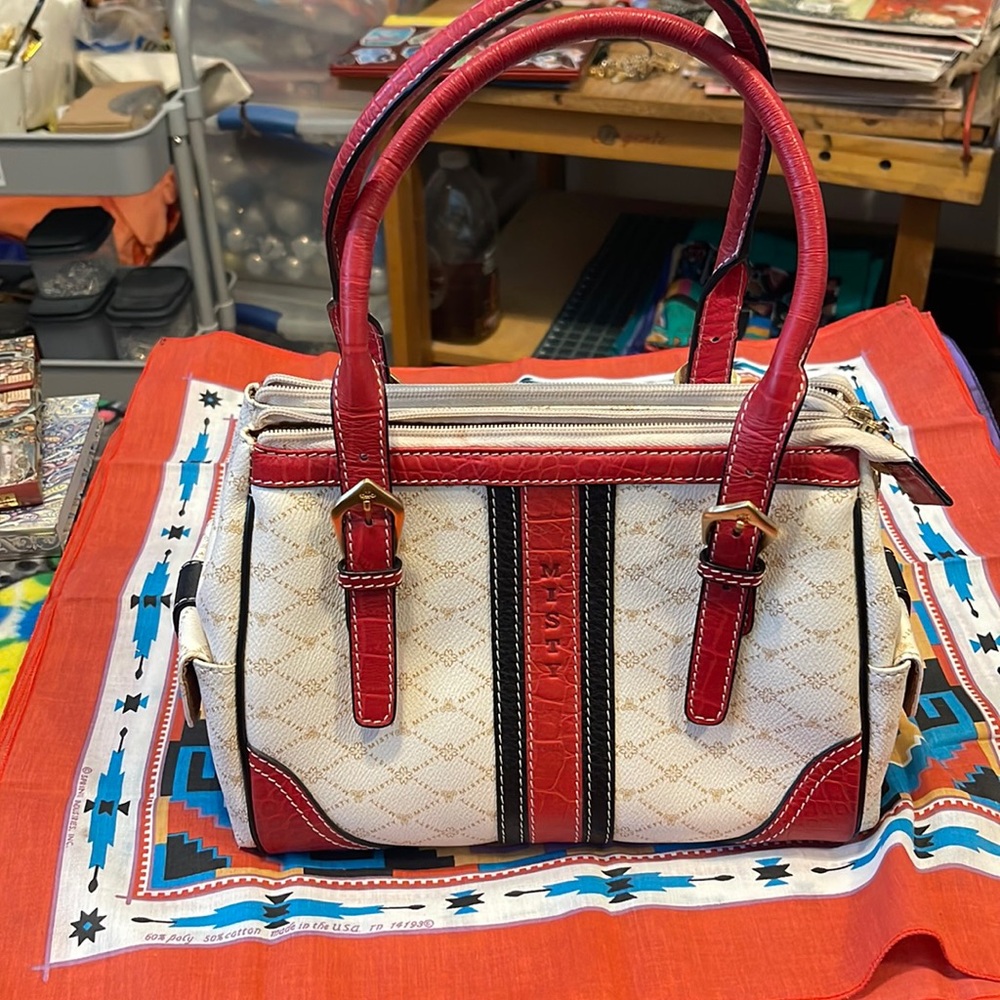 Misty Collection Red Handled Handbag